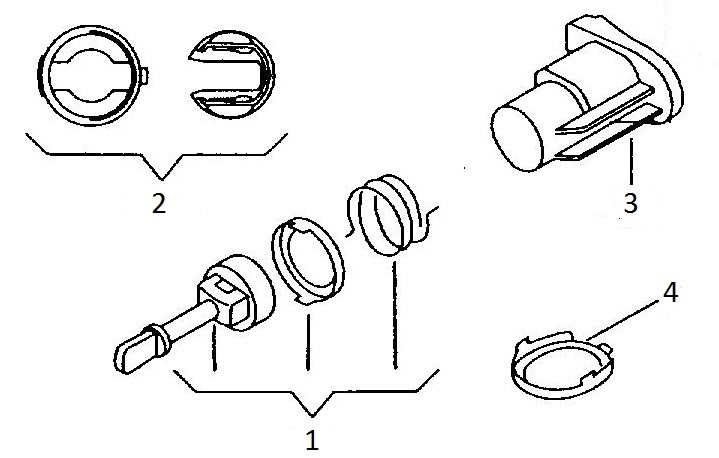 Замена личинки без ключа. - Клуб любителей микроавтобусов и минивэнов