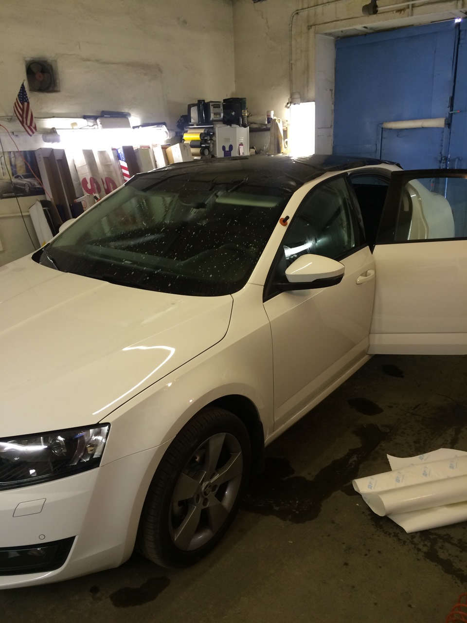 Черной крыше, быть !.. — Skoda Octavia A7 Mk3, 2 л, 2015 года | тюнинг ...