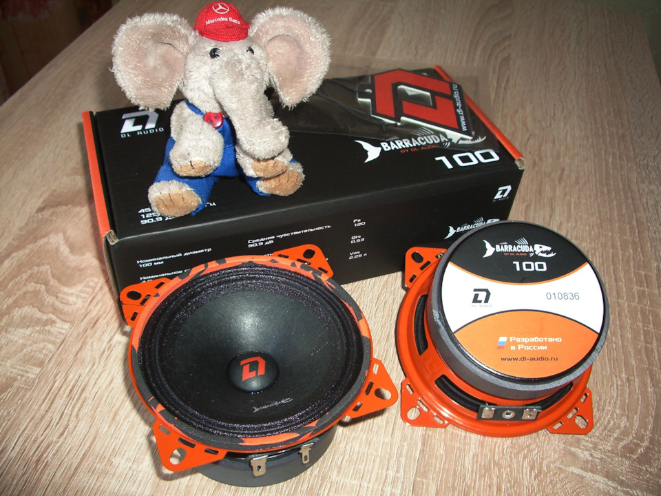 Фронтальная акустика DL Audio Barracuda 100 — Mercedes-Benz 190 (W201 ...