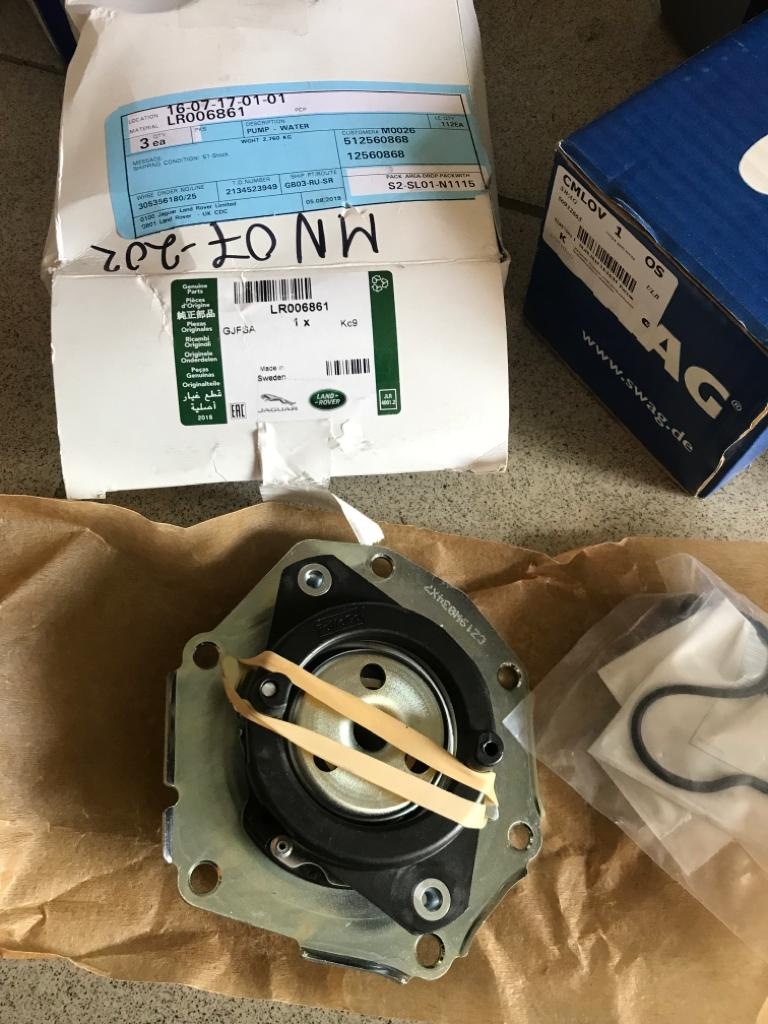 LR006861 Водяной насос Jaguar Land Rover | Запчасти на DRIVE2