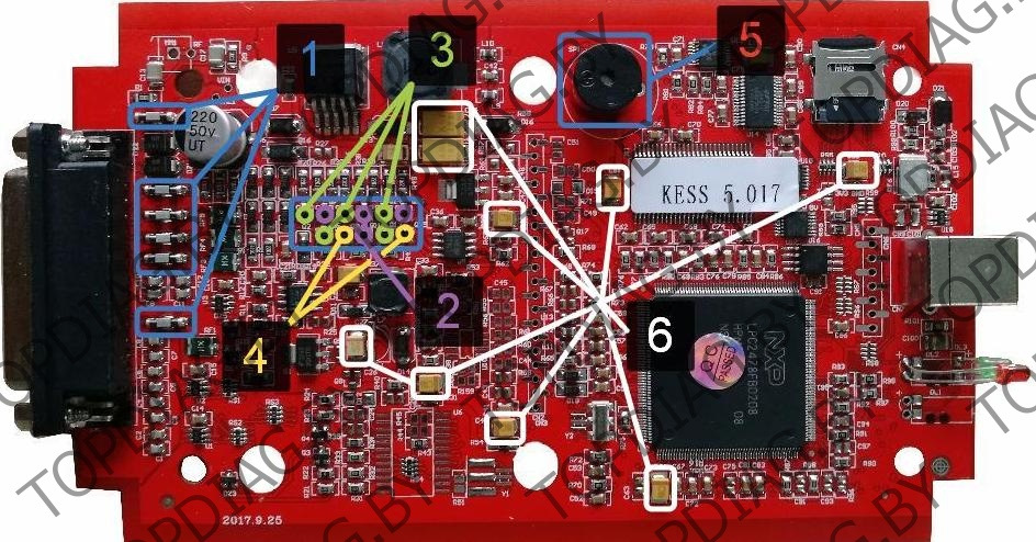 Подключение kess v2 на столе