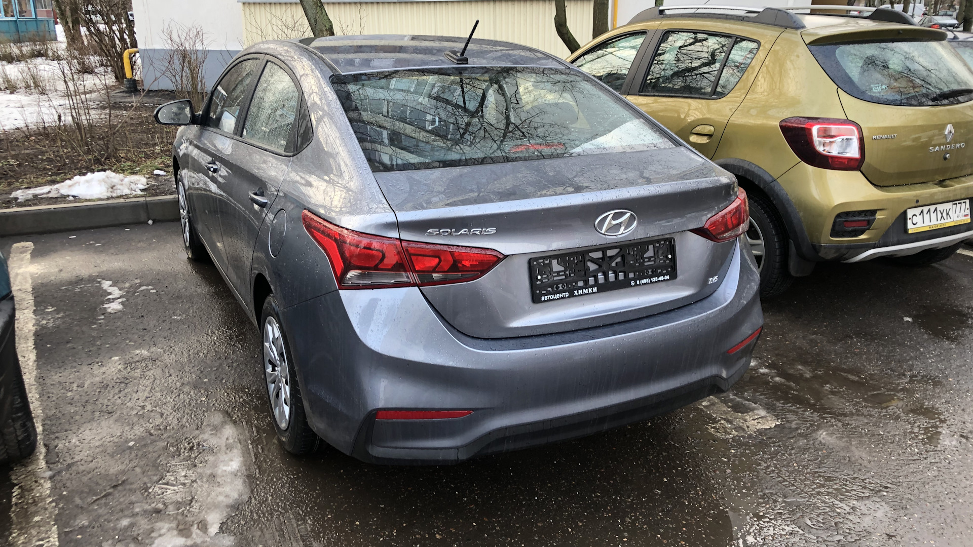 Hyundai Solaris (2G) 1.6 бензиновый 2019 | Серый металлик 1,6 на DRIVE2