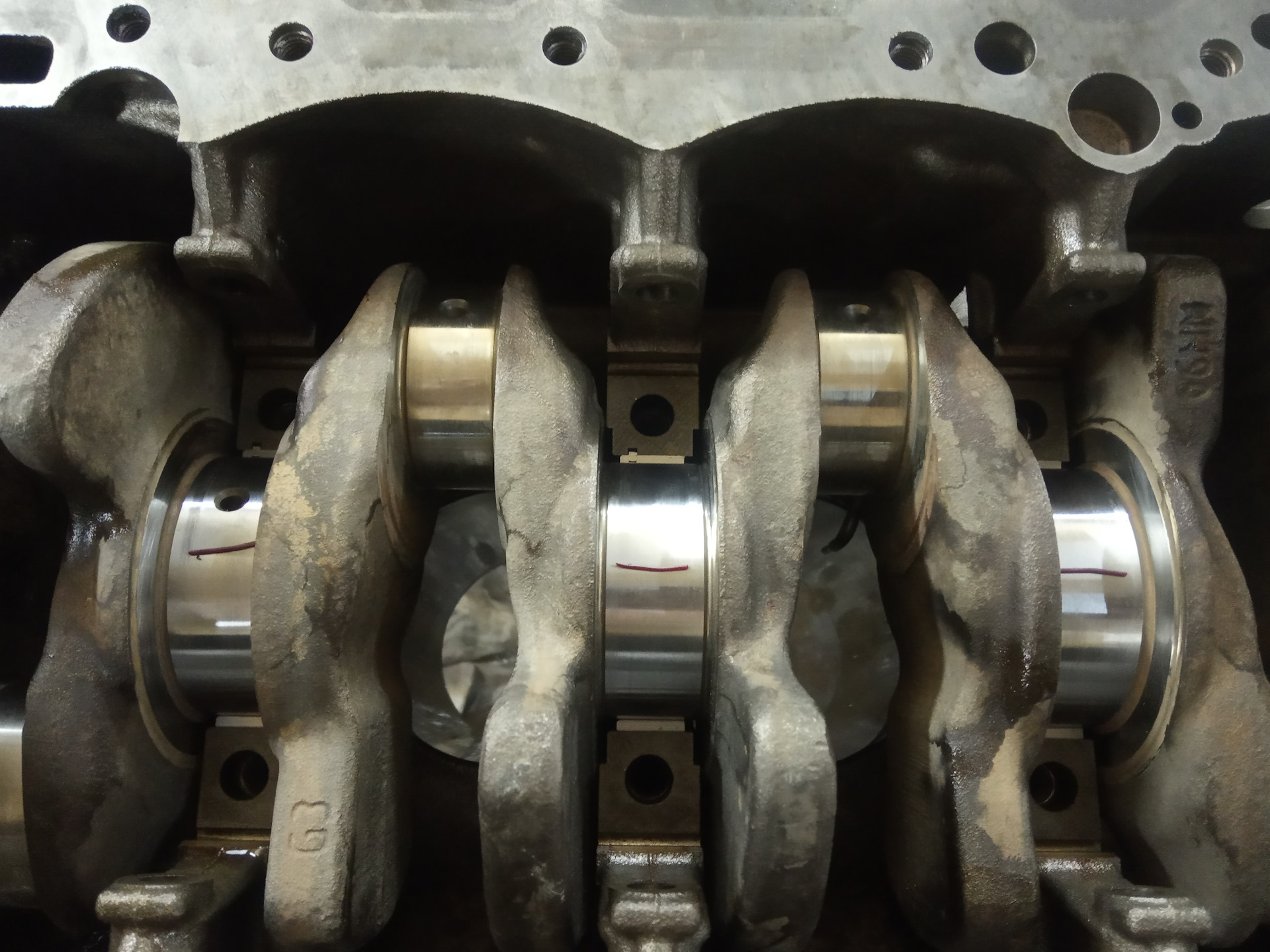 Замер радиальных зазоров в подшипниках скольжения ДВС с помощью ...