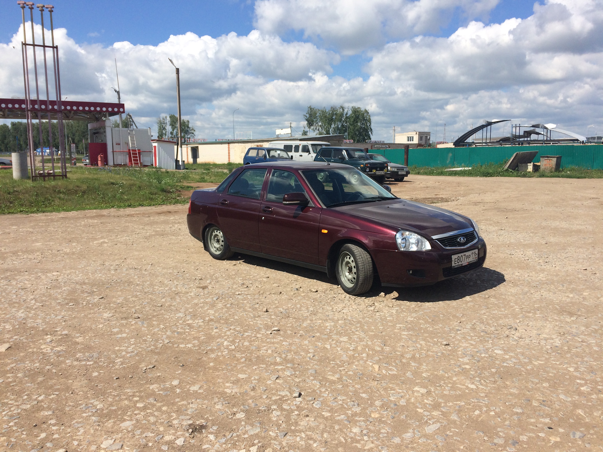 Занижение на сток стойках.Пружины -70. — Lada Приора седан, 1,6 л, 2008  года | запчасти | DRIVE2