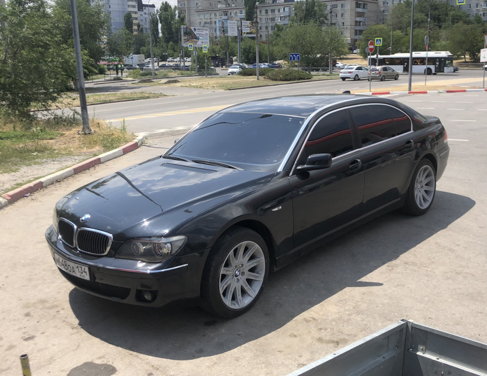 Прокатка диска — BMW 7 series (E65/E66), 4,8 л, 2005 года | наблюдение ...