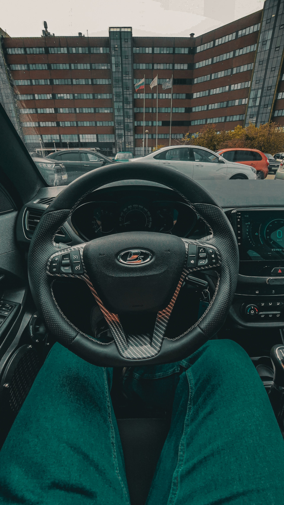 Фотография «Изменение геометрии руля + облицовка руля»