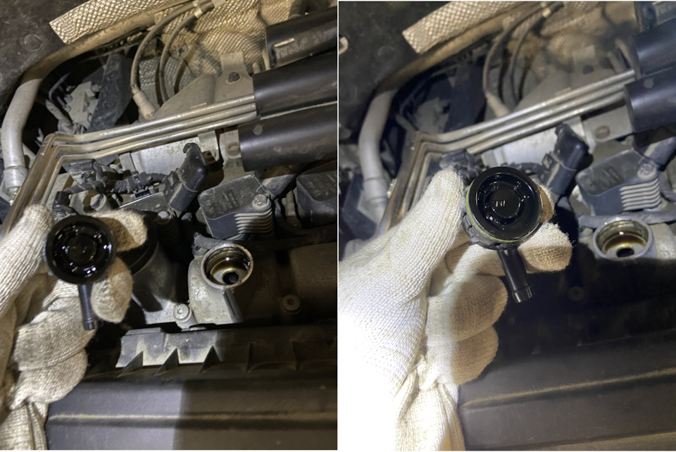 Замена ЕГР, клапан вентиляции картерных газов (КВКГ) (PCV) на шкоде ...