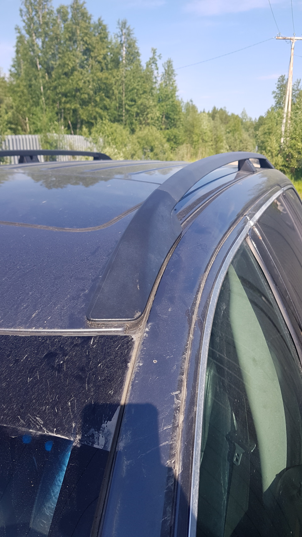 Комплект ковров для трёхрядки + накладка рейлинга — Volvo XC90 (1G), 2 ...