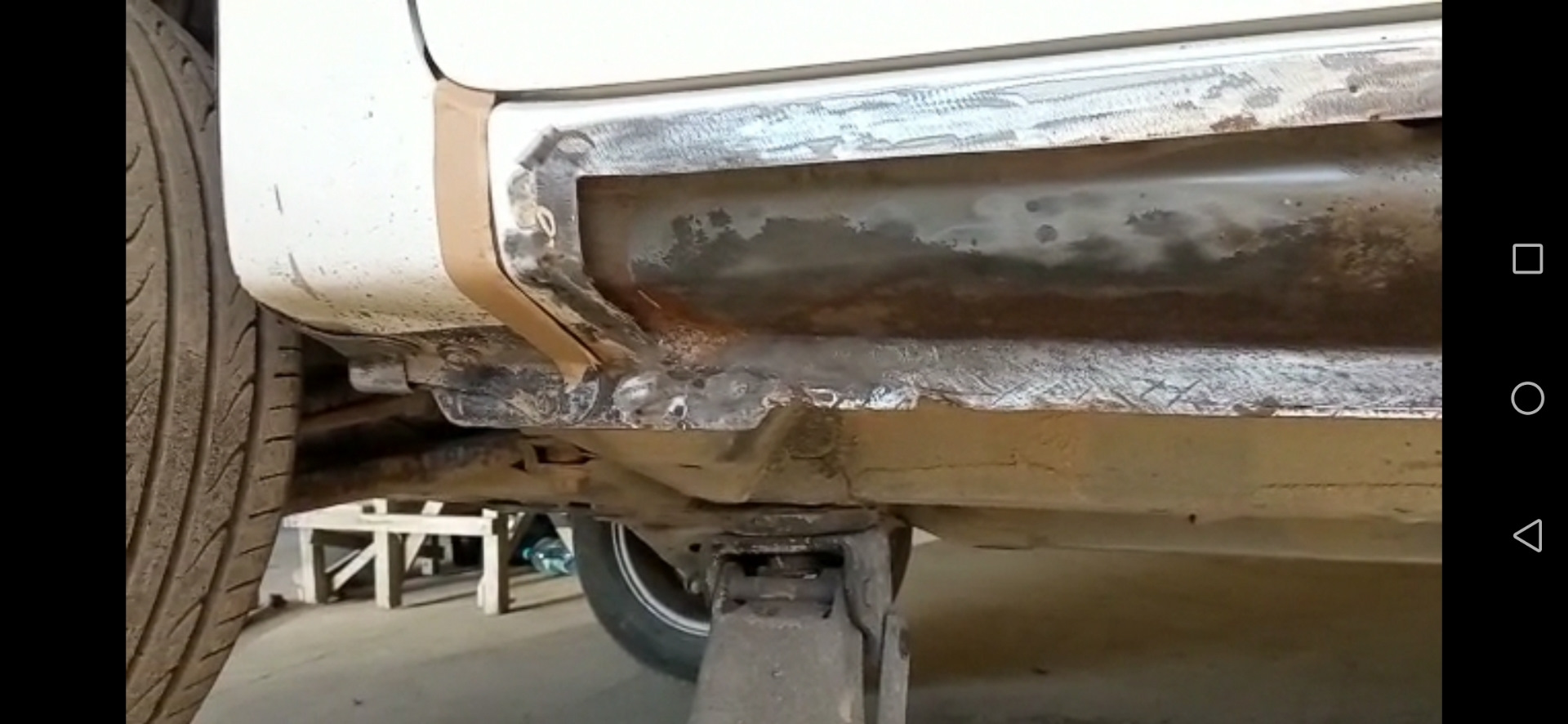 Как быстро снять транспортировочный грунт Переварка порогов - Toyota Corolla RunX, 1,5 л, 2003 года кузовной ремонт DRIVE2