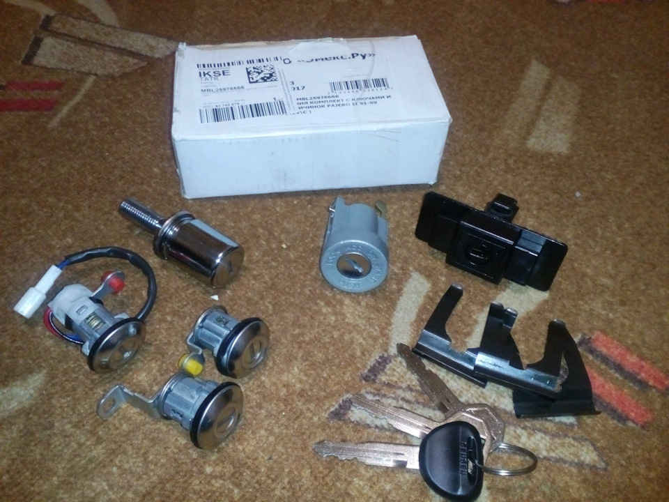 Вопрос по личинкам замков — Mitsubishi Pajero Sport (1G), 2,5 л, 2003 ...