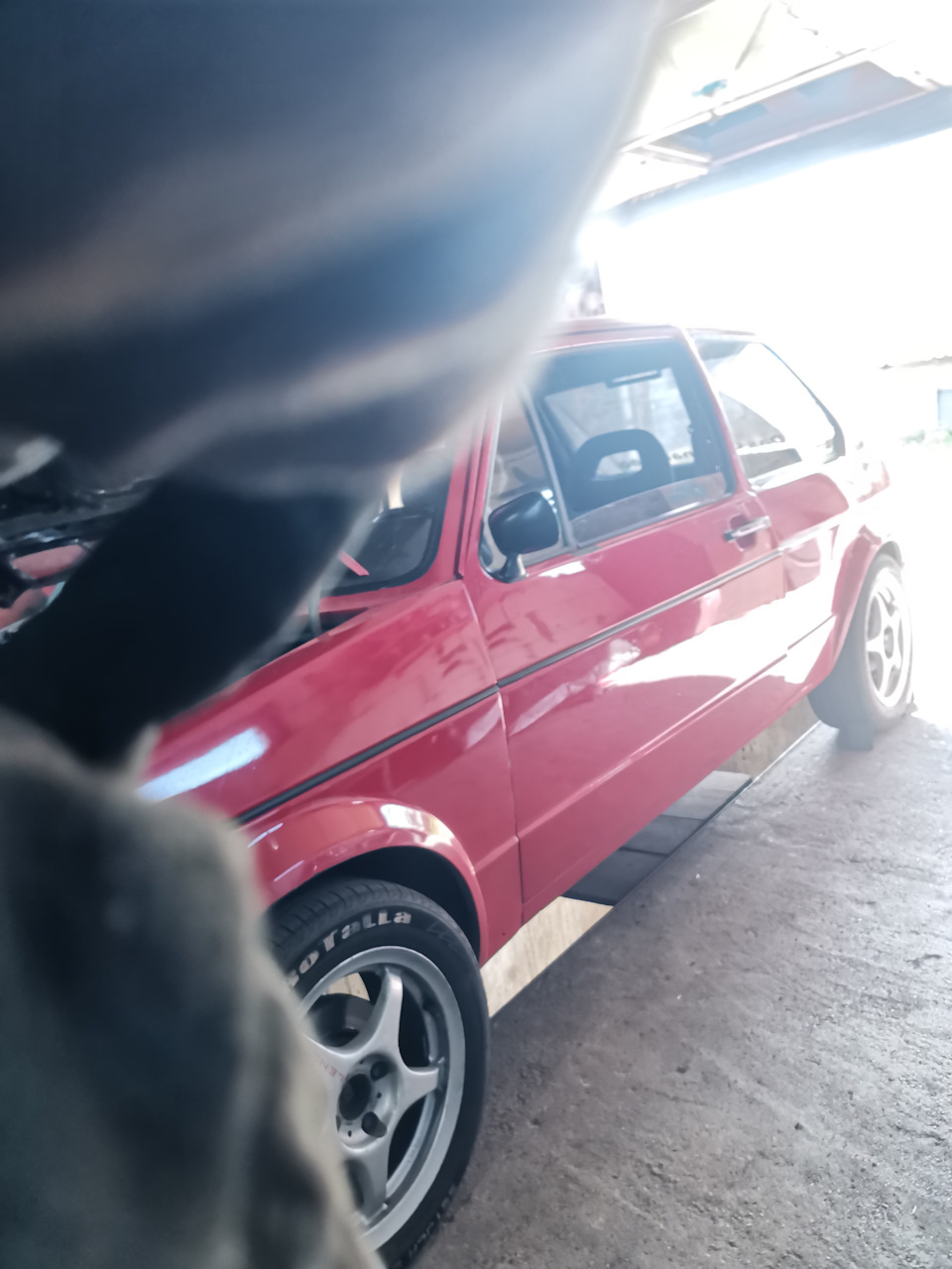 Photo from the logbook Volkswagen Golf Mk1