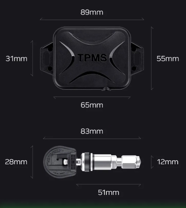 Датчики давления в шинах, TPMS от Teyes - Lada Vesta, 1,6 л, 2017 года электрони