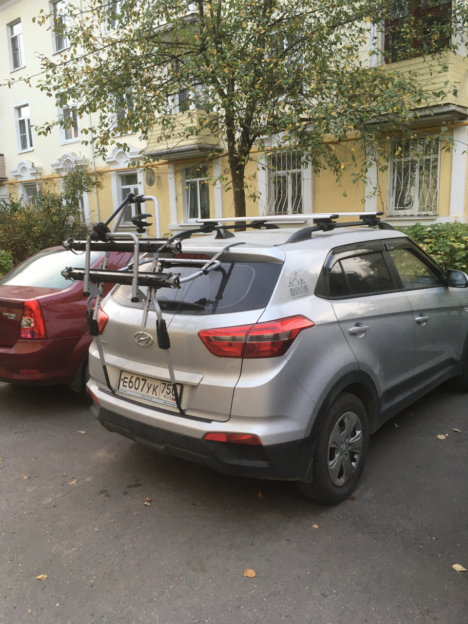 Багажник для велосипедов на заднюю дверь — Hyundai Creta (1G), 1,6 л ...