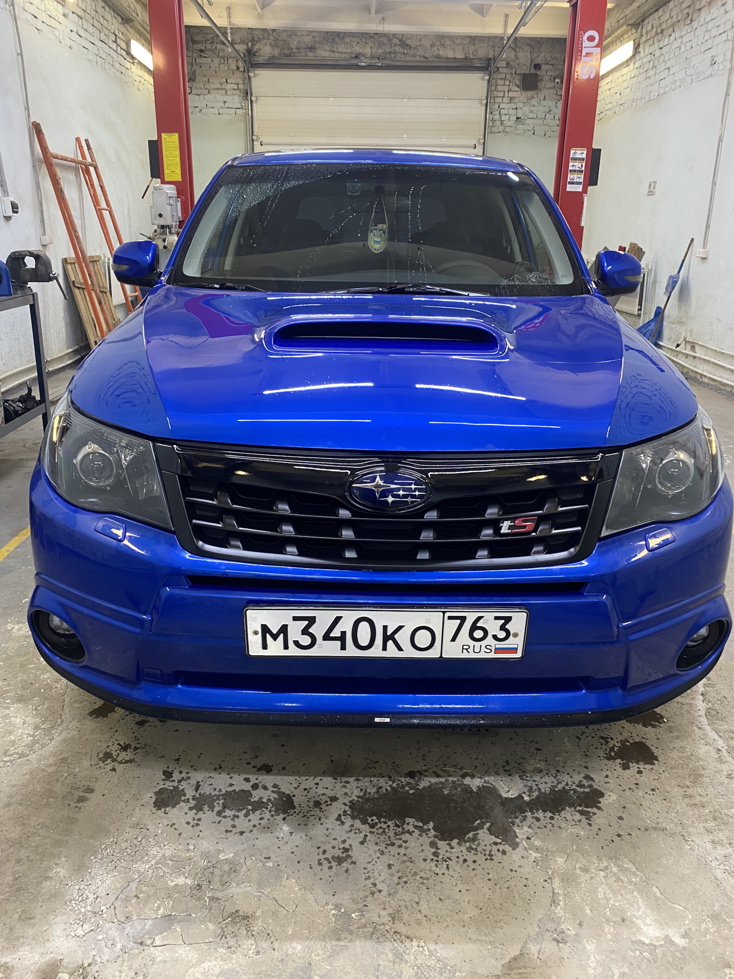 Покраска радиаторной решетки — Subaru Forester (SH), 2,5 л, 2012 года ...