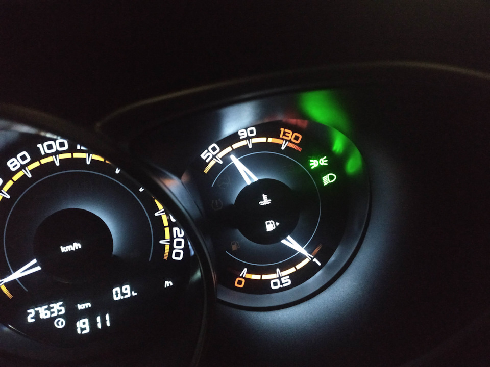 Температура двигателя — Lada Vesta SW Cross (1G), 1,8 л, 2017 года ...