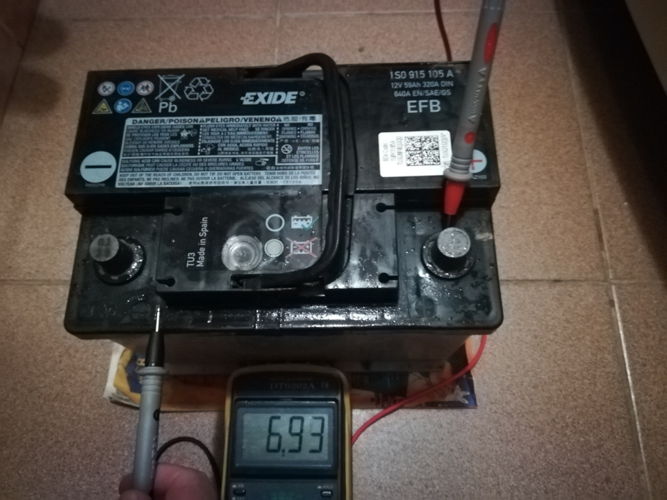 Падение напряжения на АКБ. — Volkswagen Polo Sedan, 1,6 л, 2018 года ...