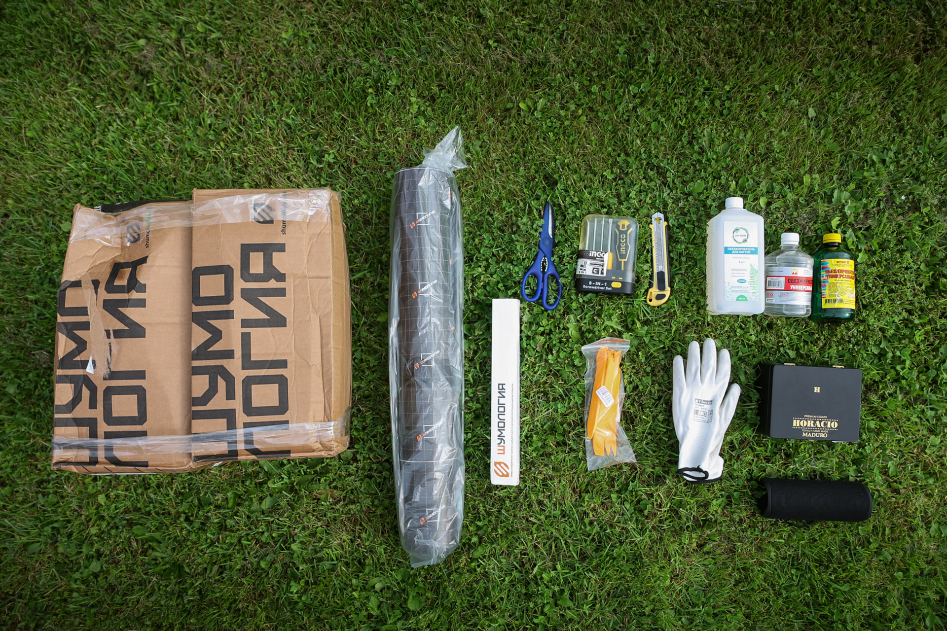 вибро / шумоизоляция всех дверей, крышки капота, крышки багажника ...