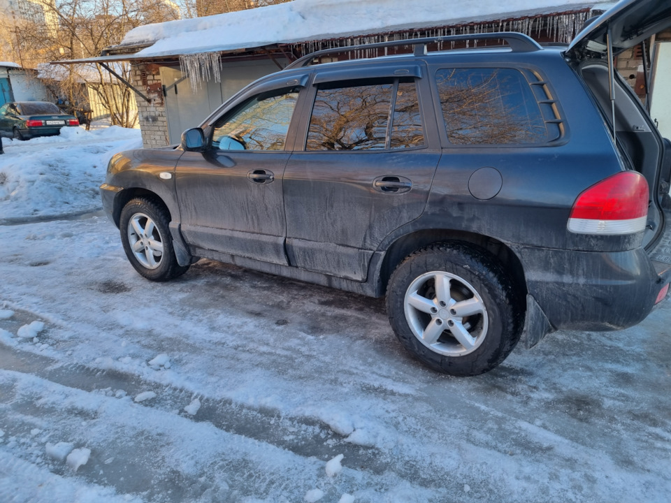 Диски санта фе 2 на классик — Hyundai Santa Fe (1G), 2,7 л, 2007 года ...