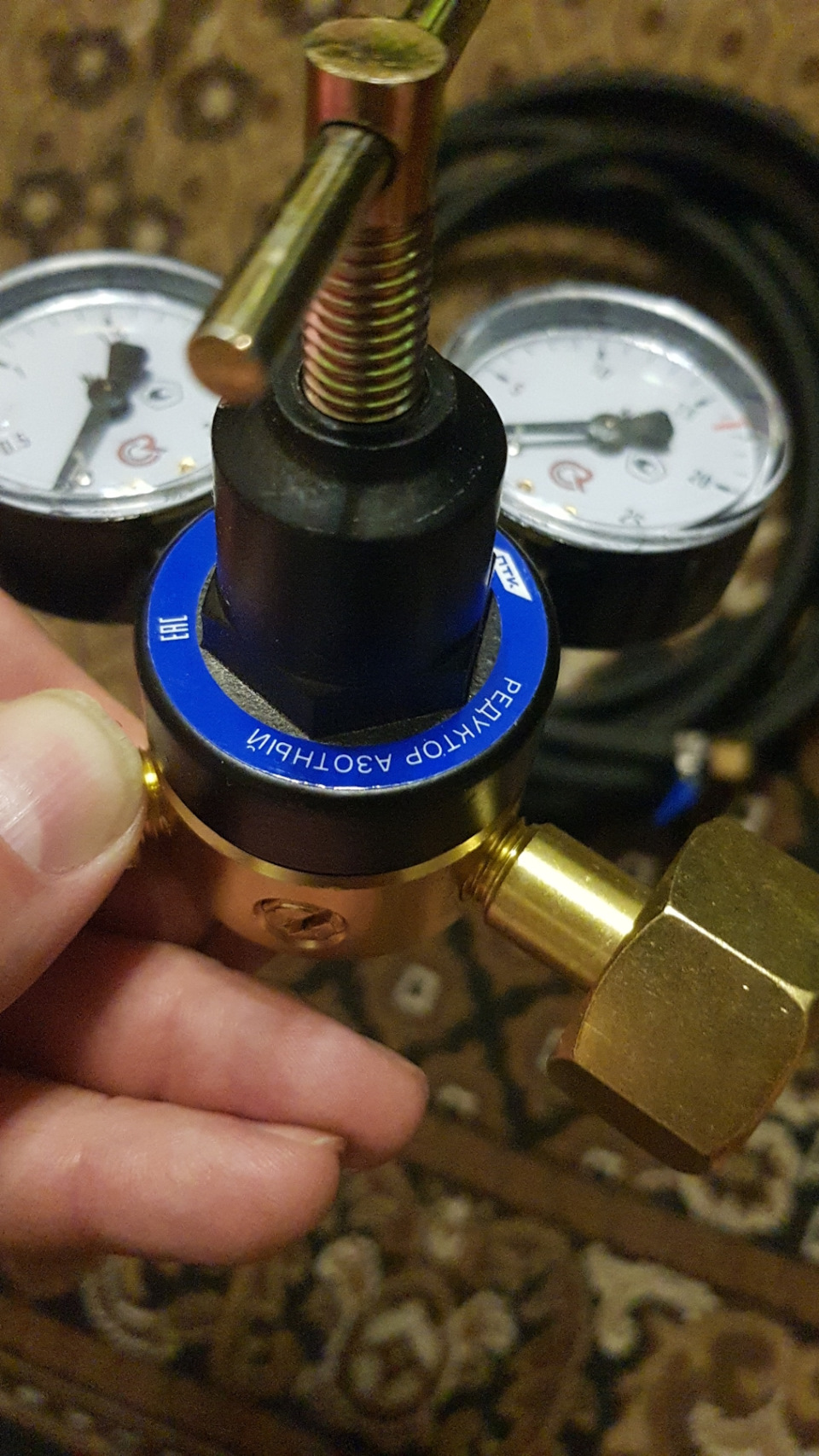 Прокачка пневмы азотом — Volkswagen Touareg (2G), 3,6 л, 2013 года ...