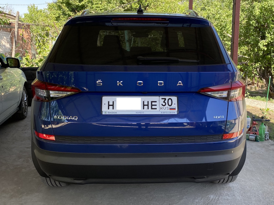 Задний катафот — Skoda Kodiaq (1G), 2 л, 2021 года | своими руками | DRIVE2