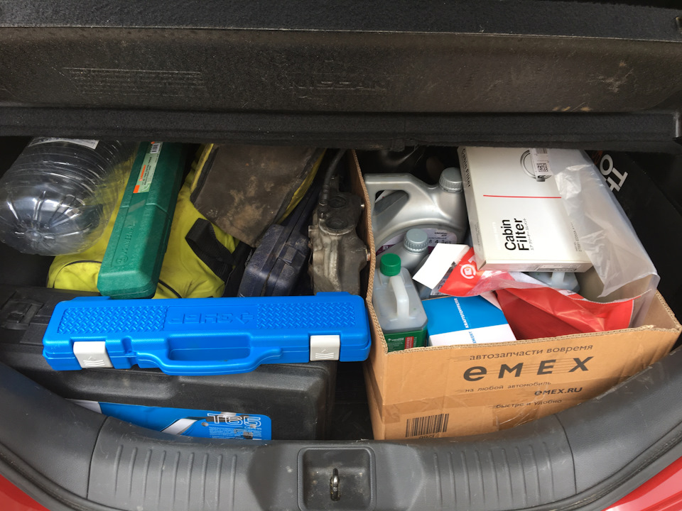 Годовое то или регламент на 90 — Nissan Tiida (1G), 1,6 л, 2010 года ...