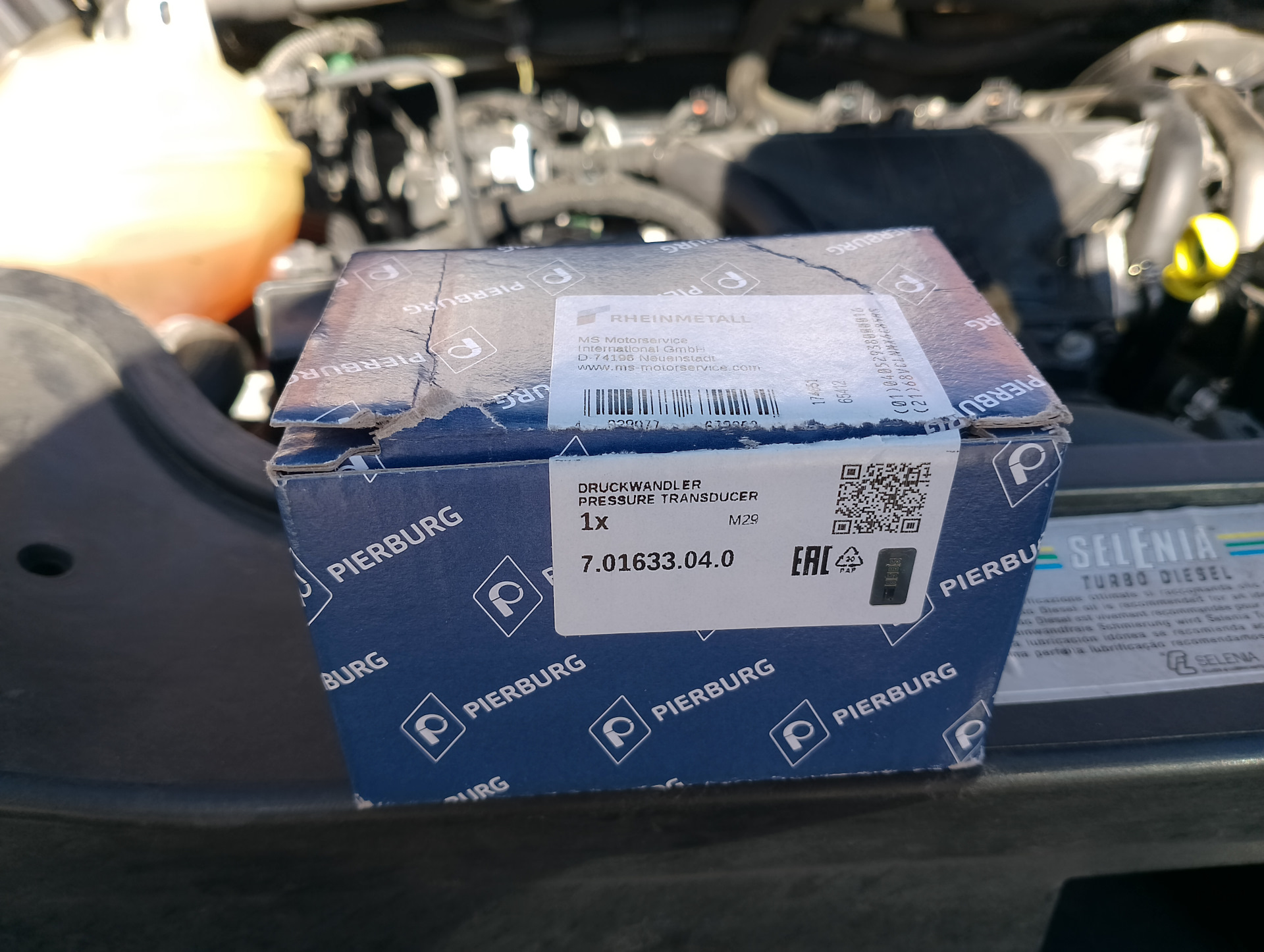 Замена клапана геометрии турбины — Lancia Phedra, 2 л, 2010 года ...