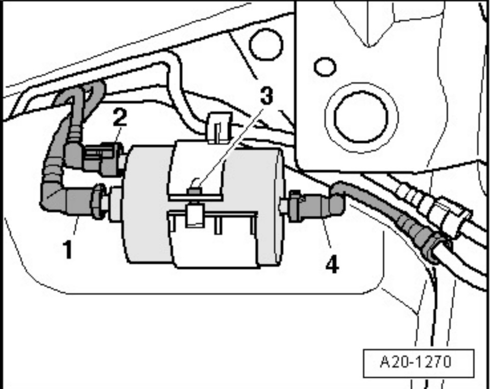 Топливный фильтр ауди а3 когда менять