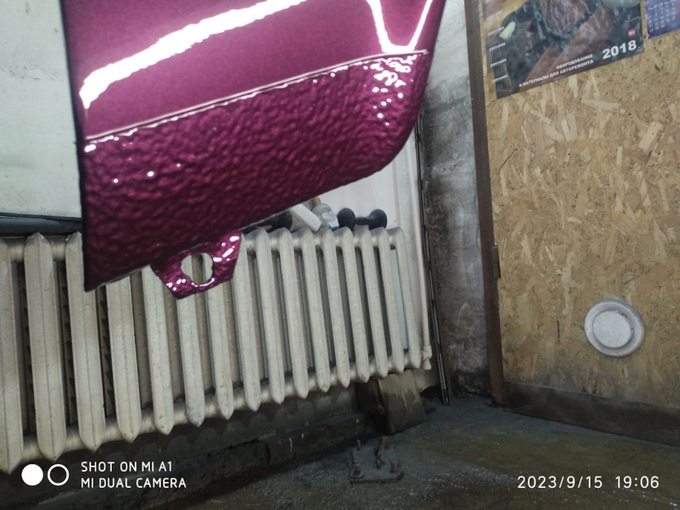 Покраска крыльев и капота (нанесение антигравия) — Lada 2109, 1,5 л ...