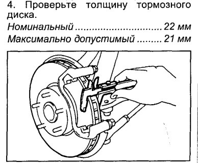 Какая допустимая толщина тормозных дисков