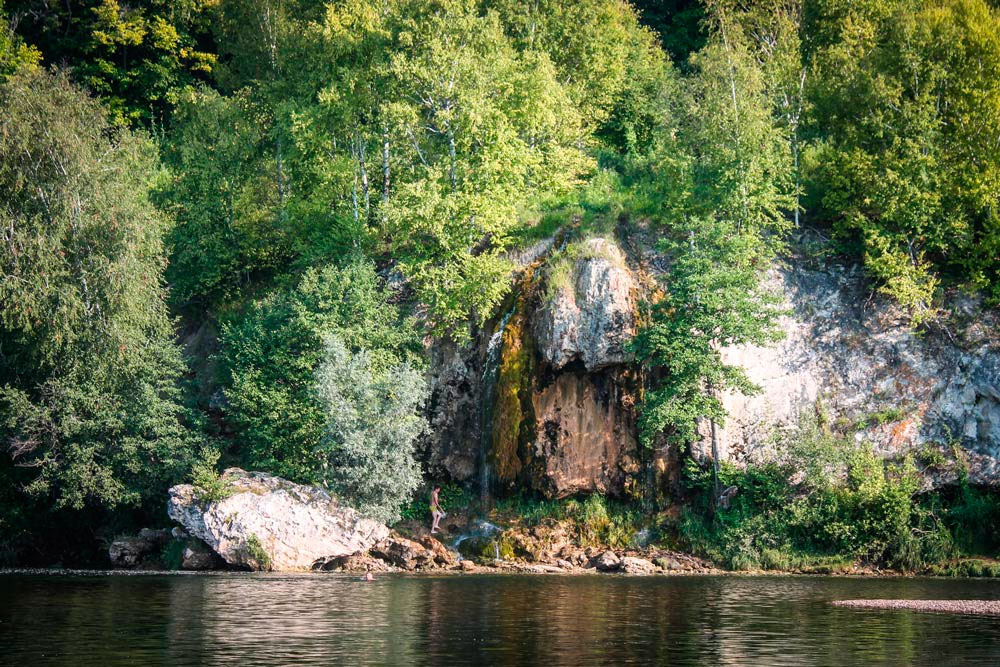 Водопад абзановский башкортостан фото