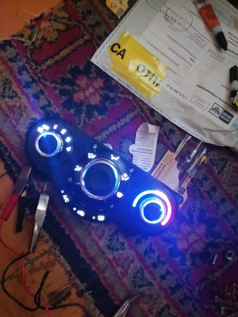 Пересвет блока печки, замена крутилок и покраска панельки — Chevrolet ...