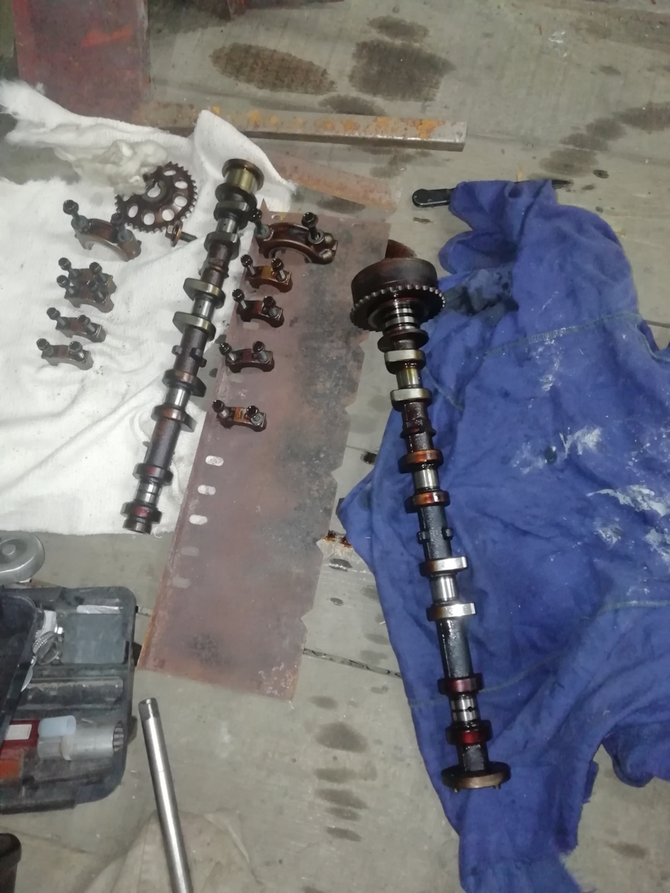 Чистка муфты распредвала. — Toyota Harrier (1G), 2,4 л, 2001 года ...