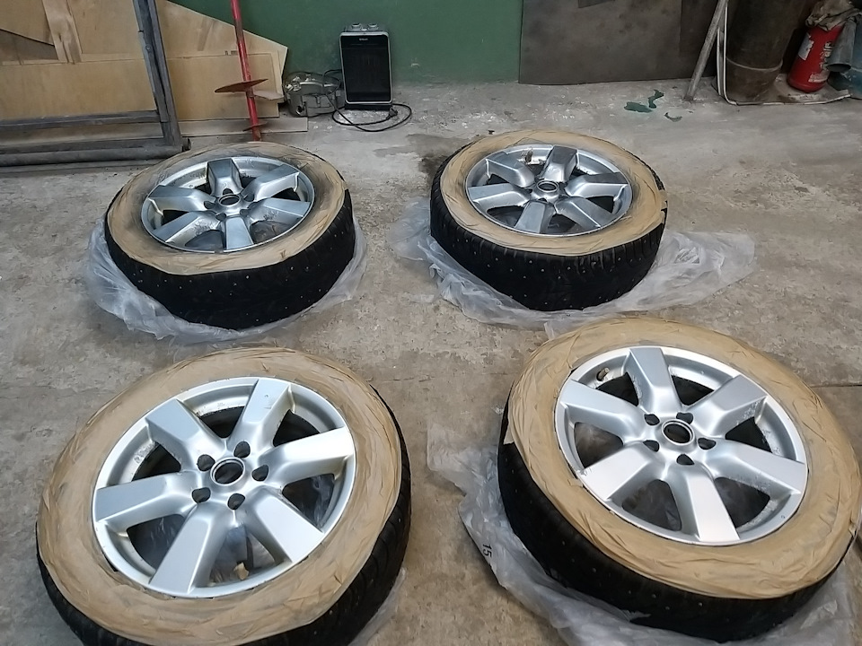 Зимний комплект и Покраска В Жидкую Резину — Mitsubishi Outlander XL, 3 ...