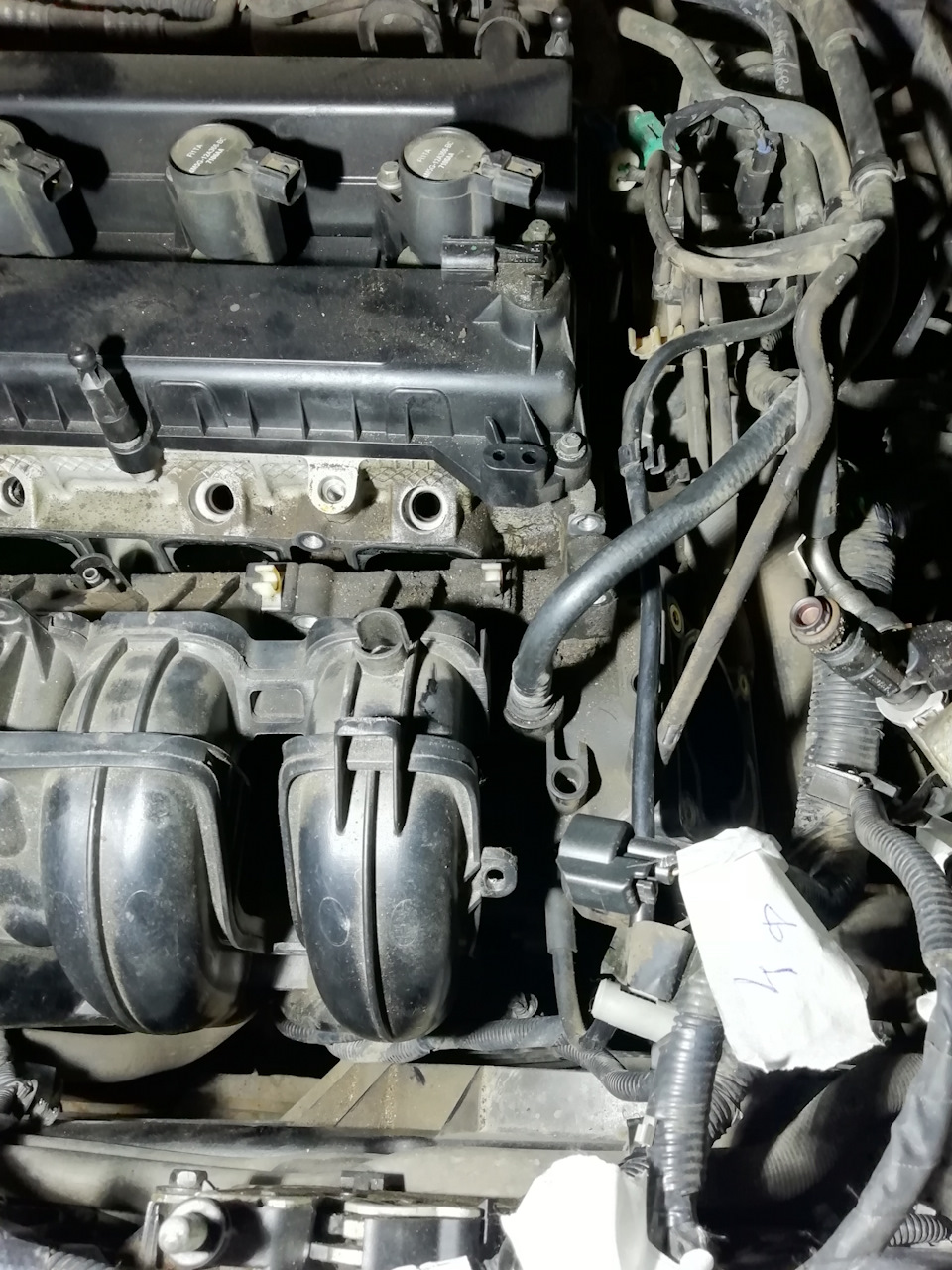 8️⃣Замена шланга вентиляции картерных газов — Ford Focus Sedan II, 1,8 ...