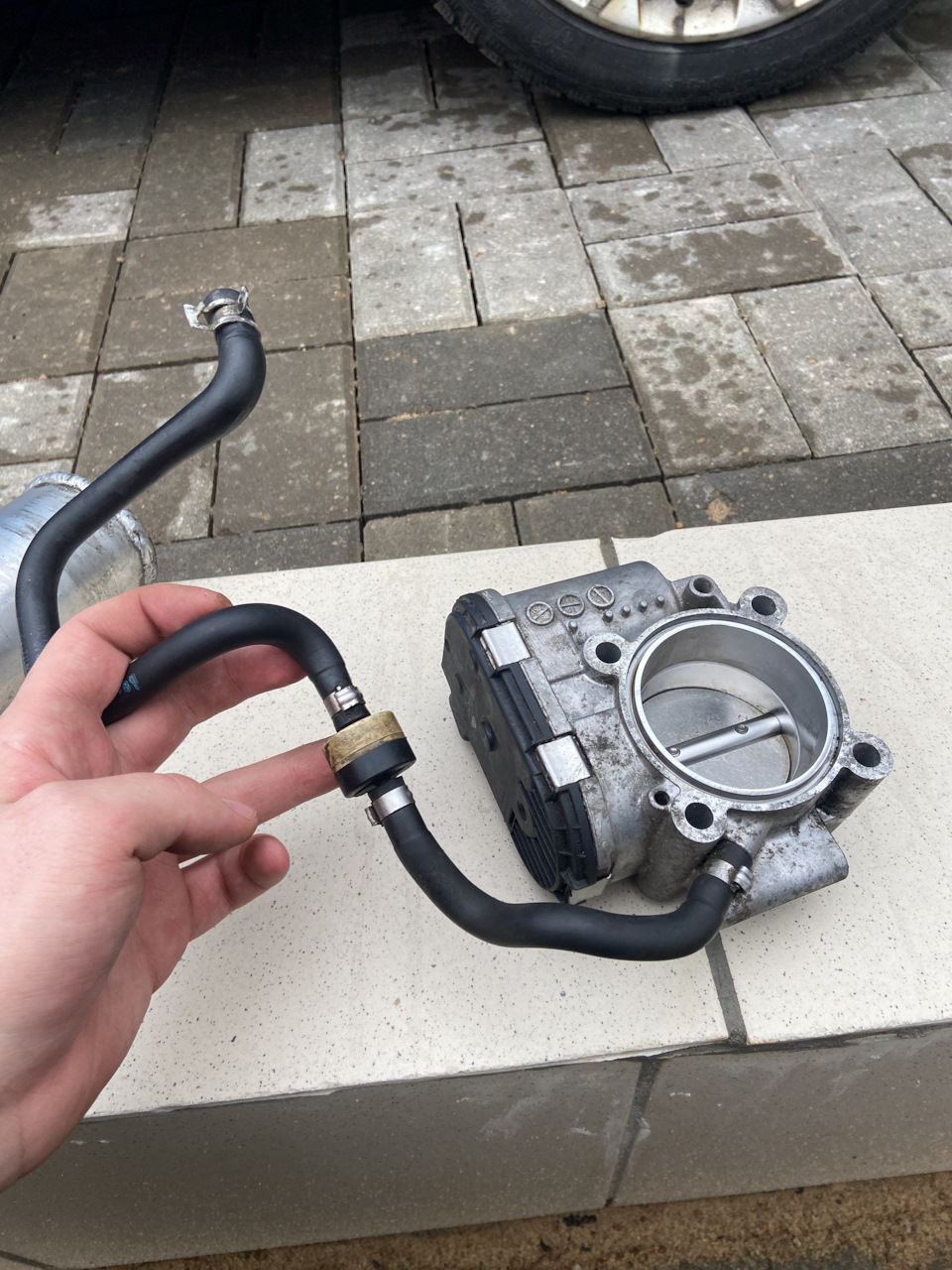 Чистка дроссельной заслонки и промывка форсунок — Opel Astra H OPC, 2 л ...