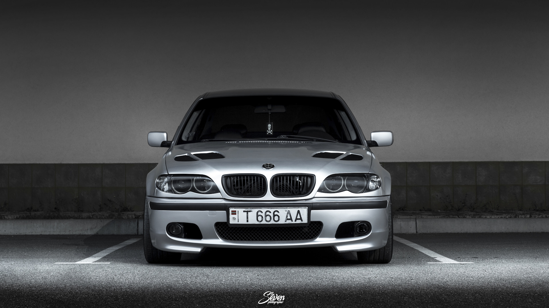 BMW e46 вид сверху