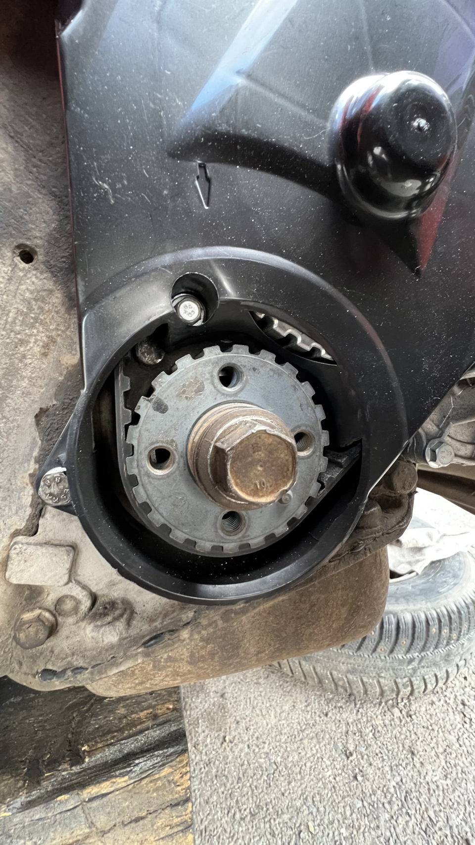 Ремень ГРМ — Volkswagen Golf Mk2, 1,6 л, 1984 года | своими руками