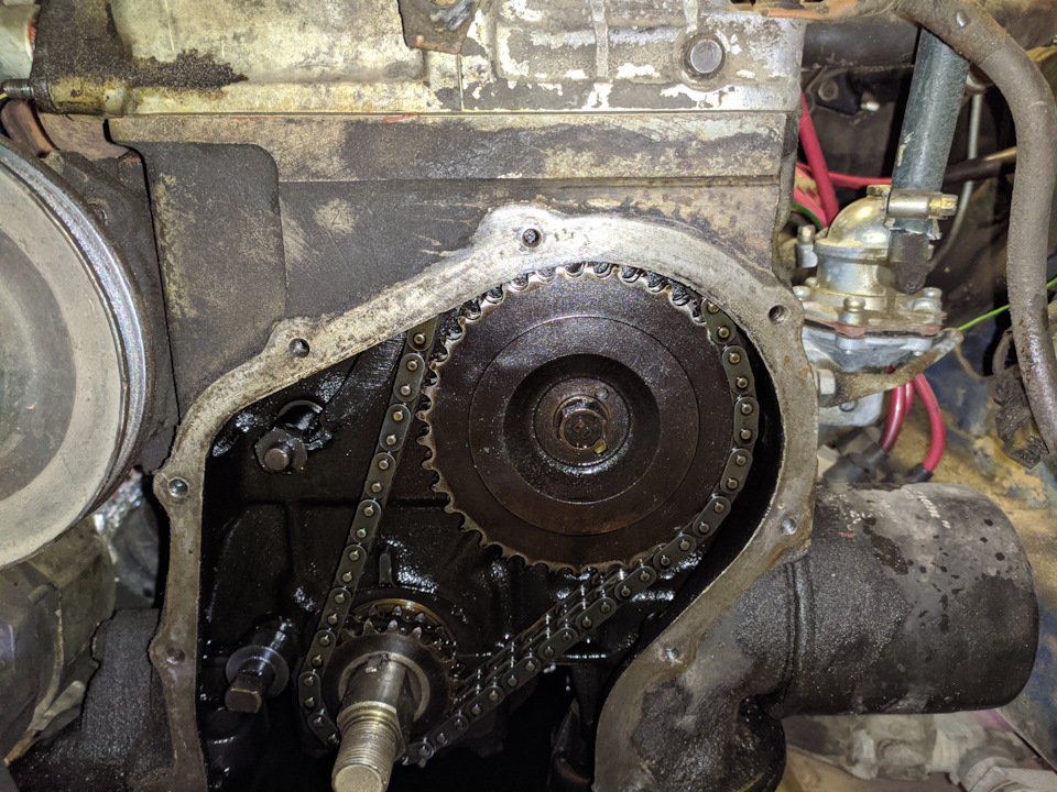 Замена цепи ГРМ — Lada 2103, 1,5 л, 1975 года | своими руками | DRIVE2