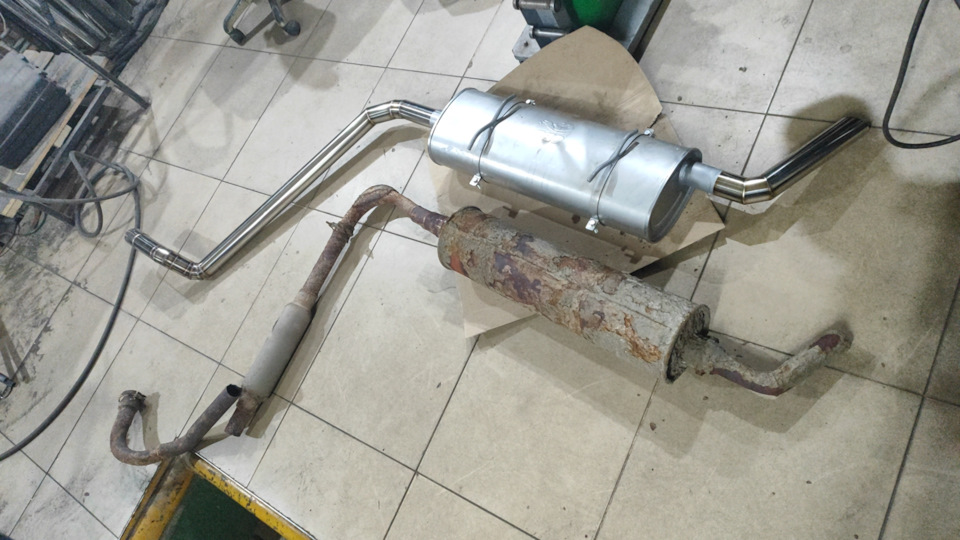 Газель выхлоп из нержавеющей стали. — DRIVE2