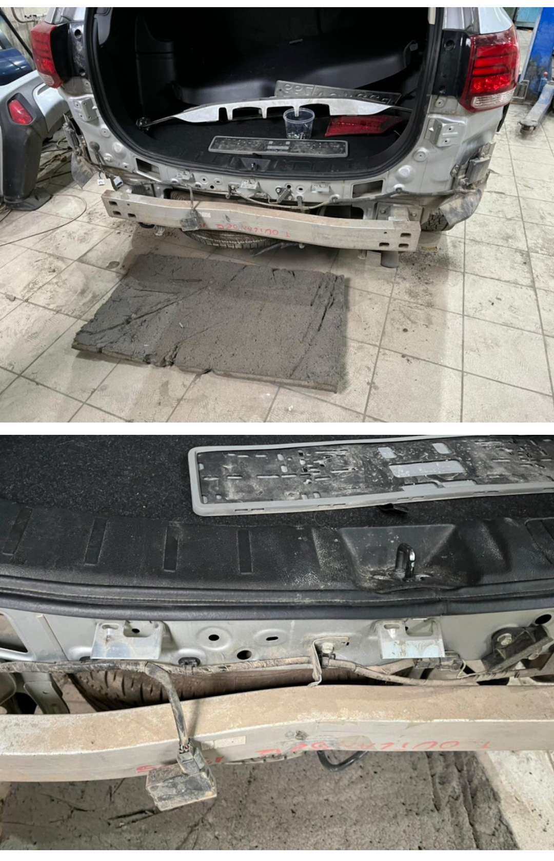 Усилитель заднего бампера Митсубиси Оутлендер 3 — Mitsubishi Outlander ...