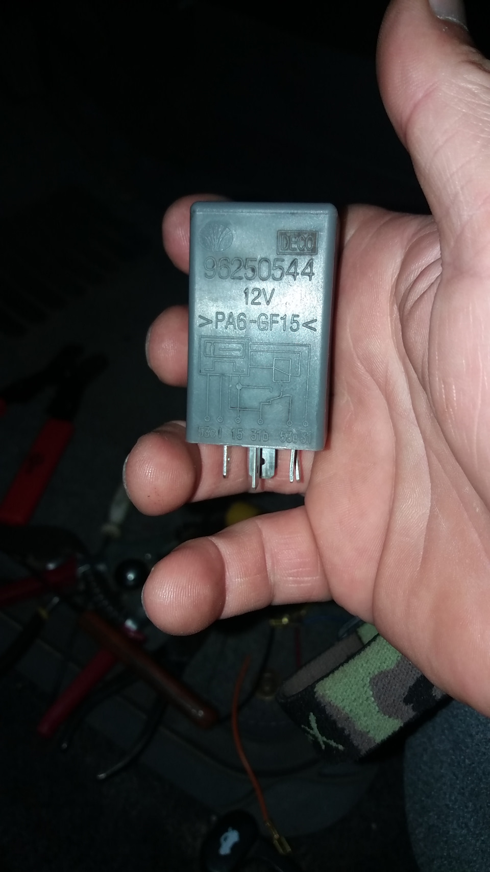 96250544 Реле стеклоомывателя GM | Запчасти на DRIVE2