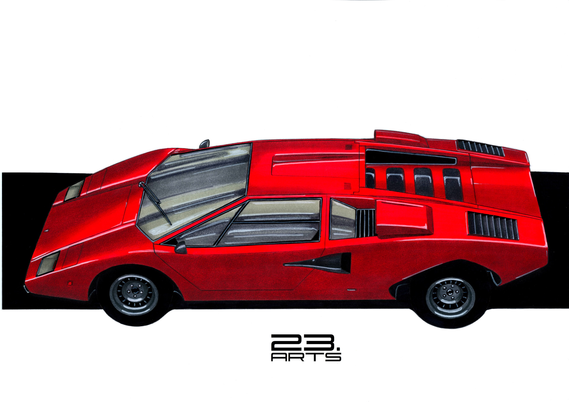 История Lamborghini Countach LP400 1974 — Сообщество «Красная книга  DRIVE2.RU» на DRIVE2