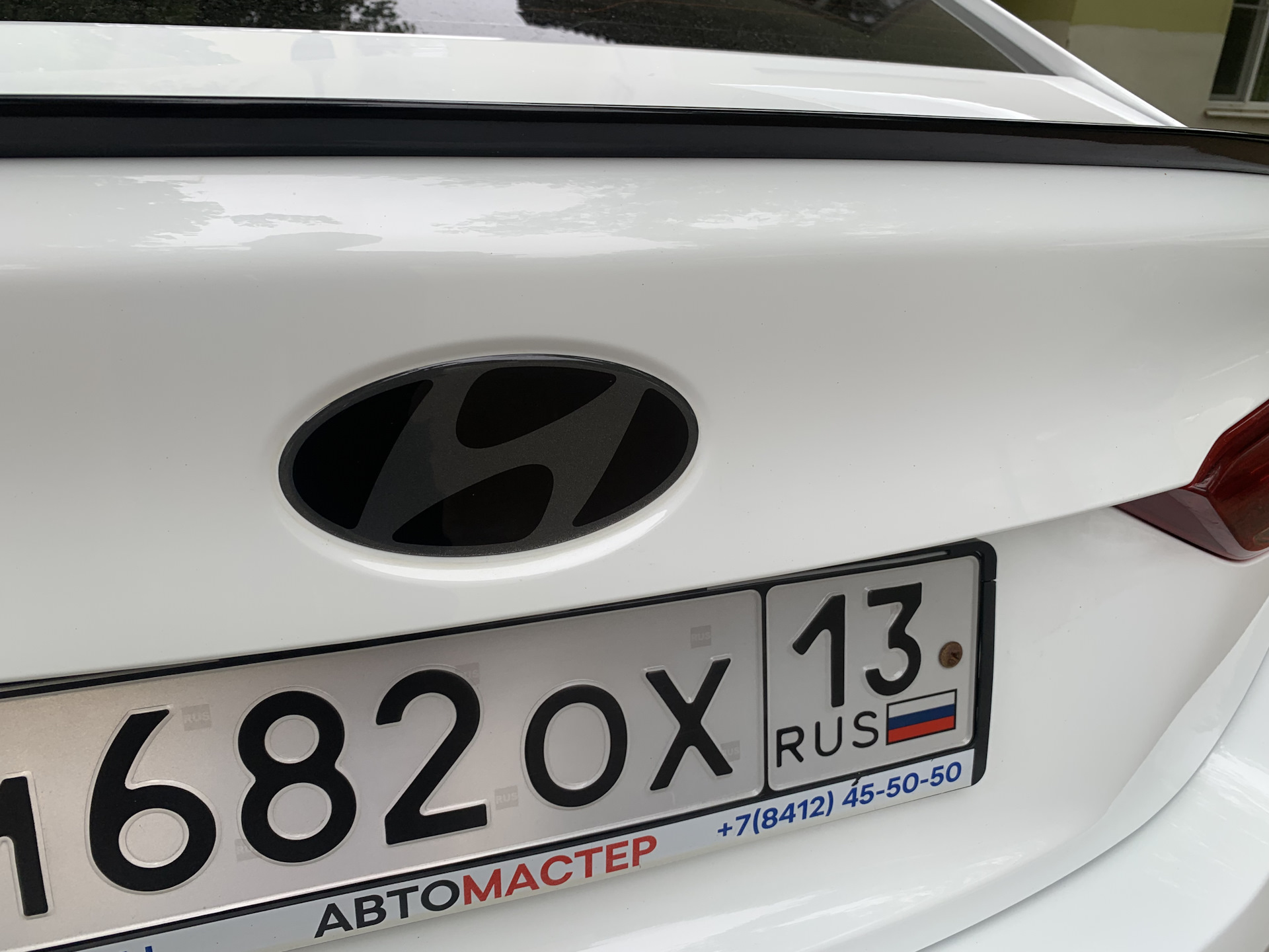 Новый значок хендай — Hyundai Solaris (2G), 1,6 л, 2018 года | тюнинг ...