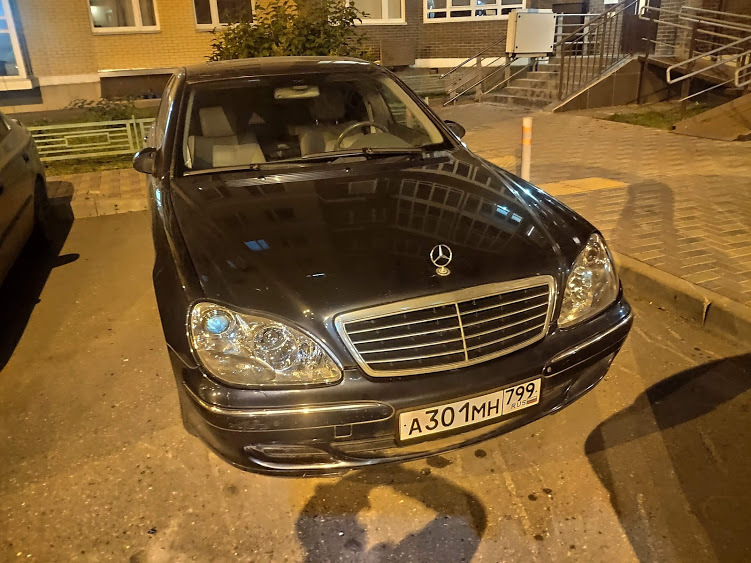 Замена стекол фар W220 рестайл — Mercedes-Benz S-Class (W220), 3,7 л ...