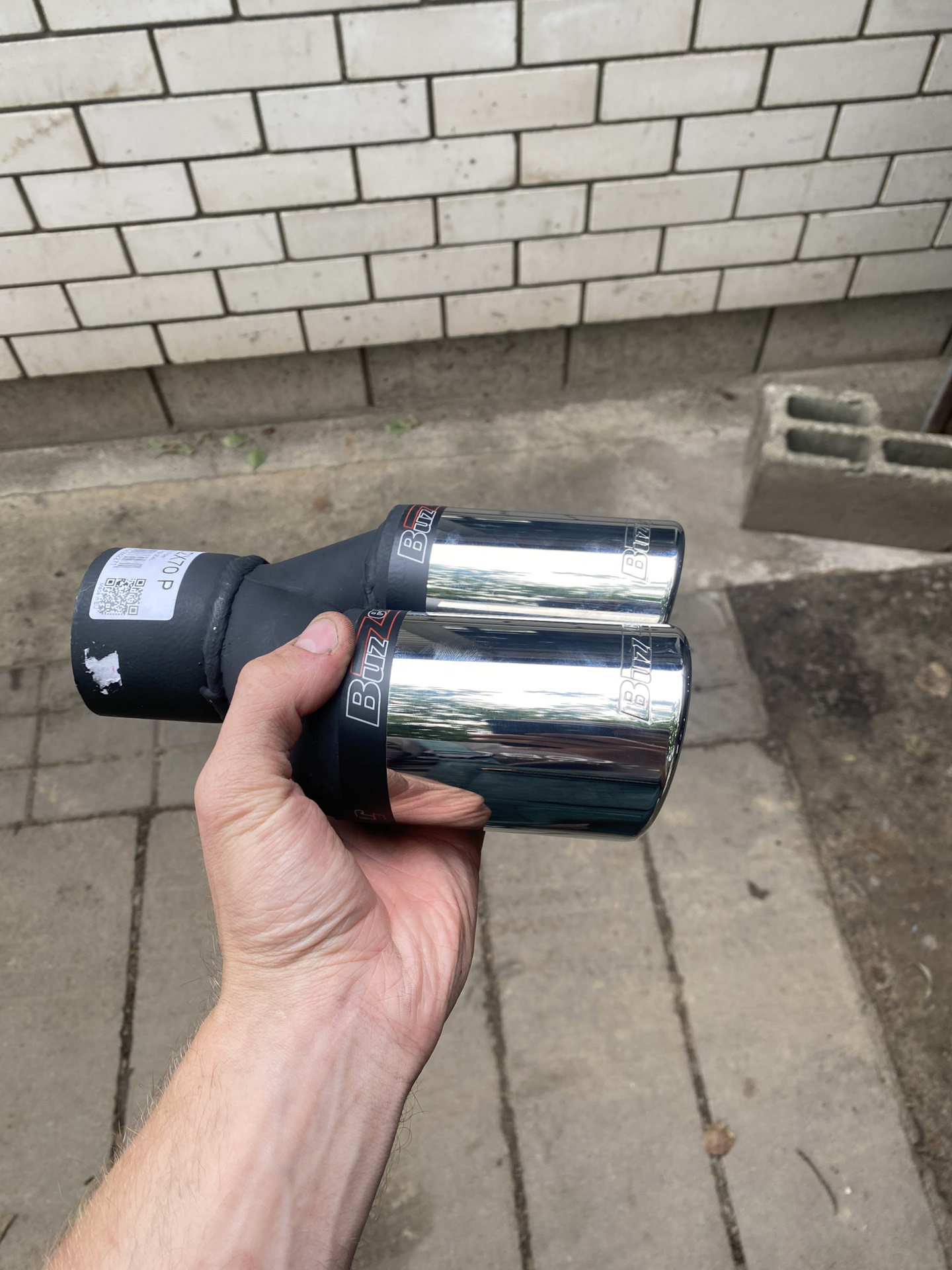 Насадка глушителя Buzzer — BMW 5 series (E39), 3 л, 2002 года ...