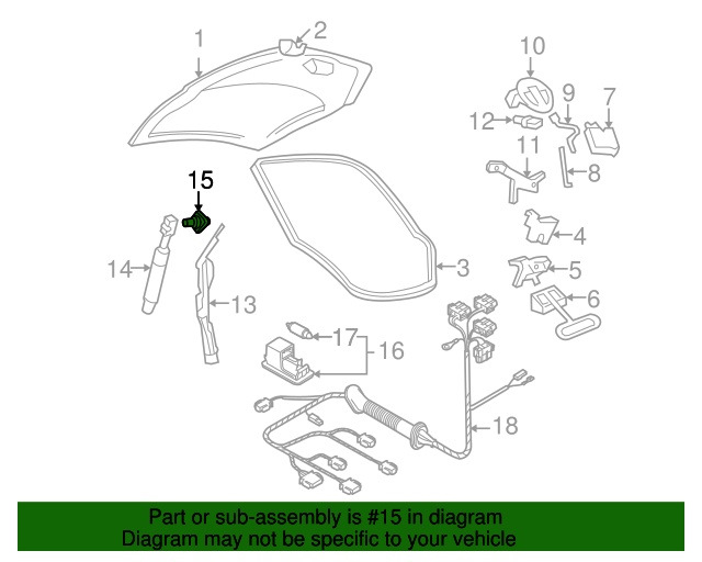 895827439B Крепеж газового упора VAG | Запчасти на DRIVE2