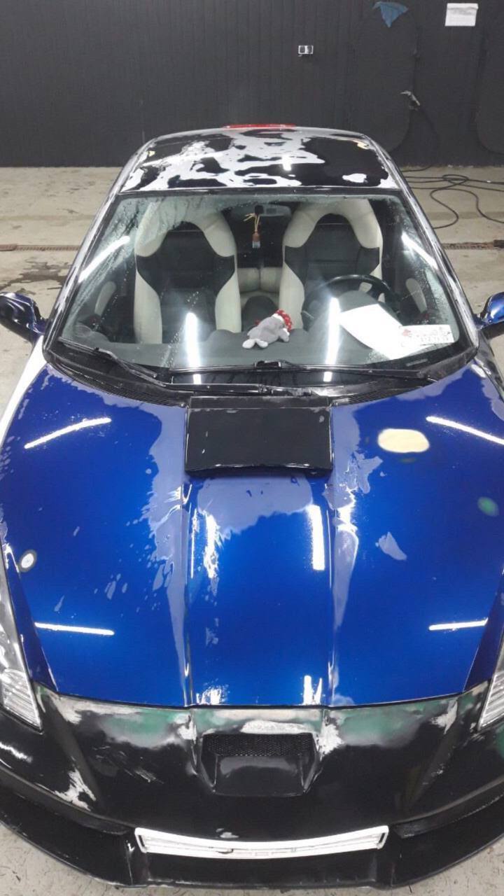 Оклейка пленкой — Toyota Celica (230), 1,8 л, 2002 года | кузовной ...