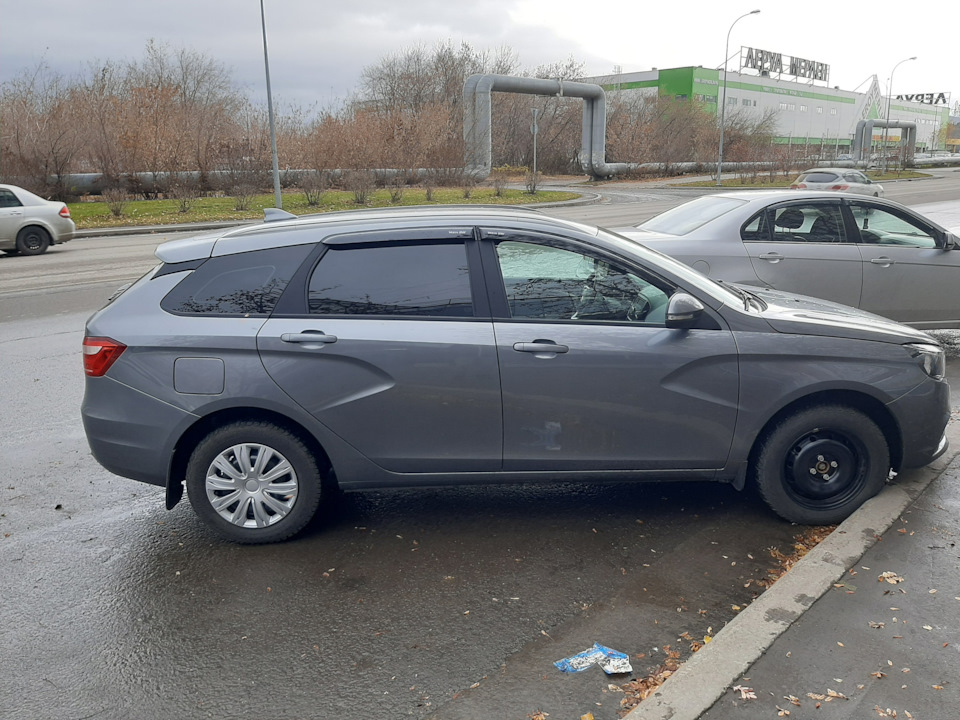 Колпаки R15 на штамповки Весты — Lada Vesta SW (1G), 1,6 л, 2020 года ...