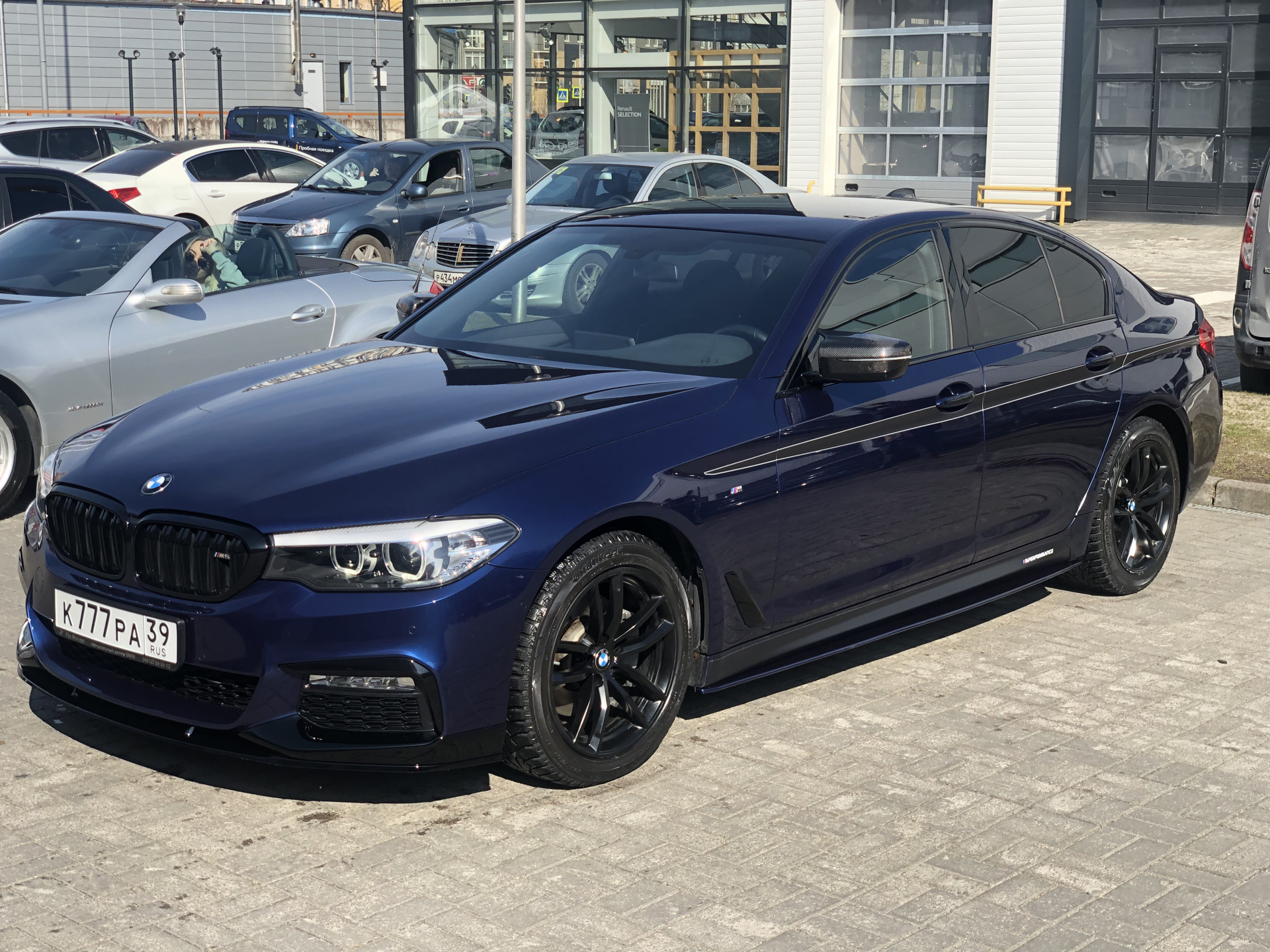 Синие диски BMW f30