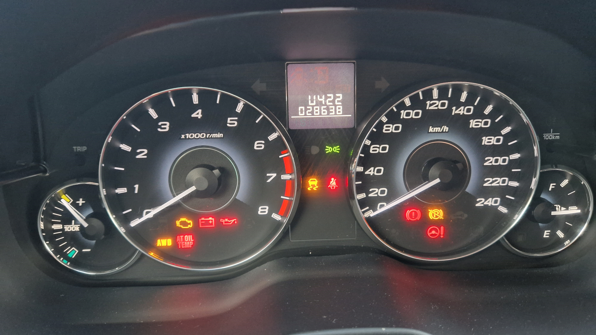 Моргает Круиз + горит Чек и VDC — Subaru Outback (BR), 2,5 л, 2012 года ...